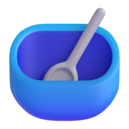 Bowl with spoon